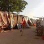 civilians in Al-Hilaliya camp nearby a mosque of a local sofi leader