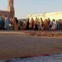 Al-Hilaliya residents crammed into a mosque, with dwindling food supplies.