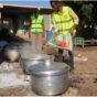 A volunteer prepares food at one of the displacement centres in New Halfa, Kassala state, on 2 November 2024. - Reuters photo