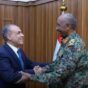 Abdel Fattah al-Burhan head of Sudan's Sovereign Council receives Badr Abdelbary Egyptian FM on January 15, 2025