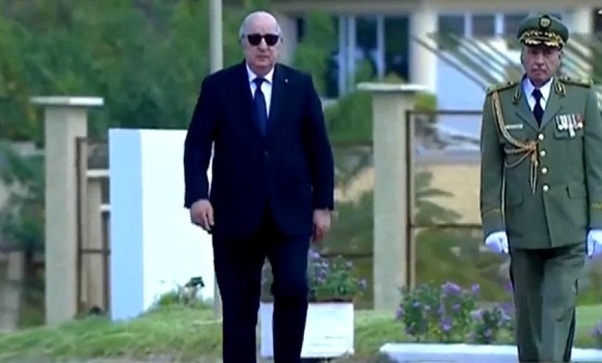 Arrivée du président de la République élu au Palais des nations pour prêter serment