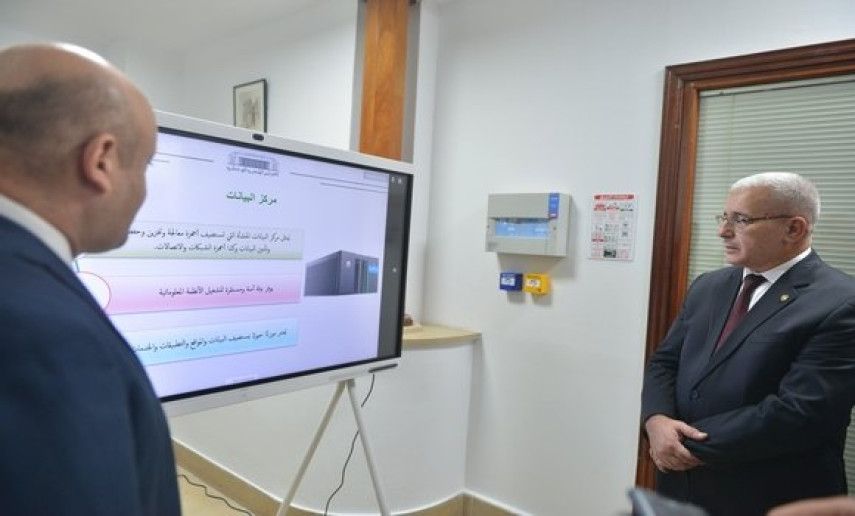 Boughali inaugure le Centre de données de l'APN