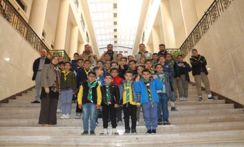 Le groupe Al-Nasr des scouts musulmans de Bougaa en visite pédagogique au siège de l'APN