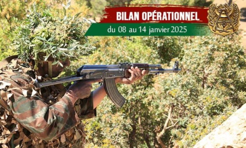 Reddition d'un terroriste à Bordj Badji Mokhtar et arrestation de 13 éléments de soutien aux groupes terroristes