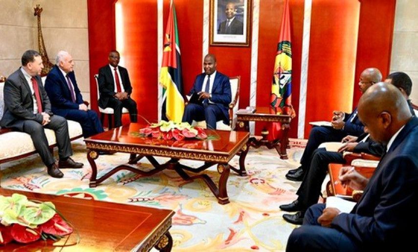 Attaf reçu à Maputo par le président de la République du Mozambique