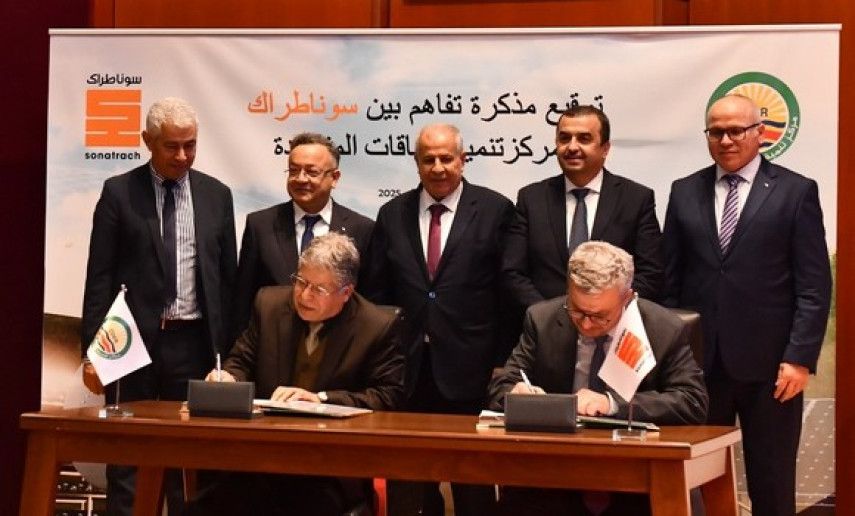 Signature d'un mémorandum d'entente entre Sonatrach et le CDER