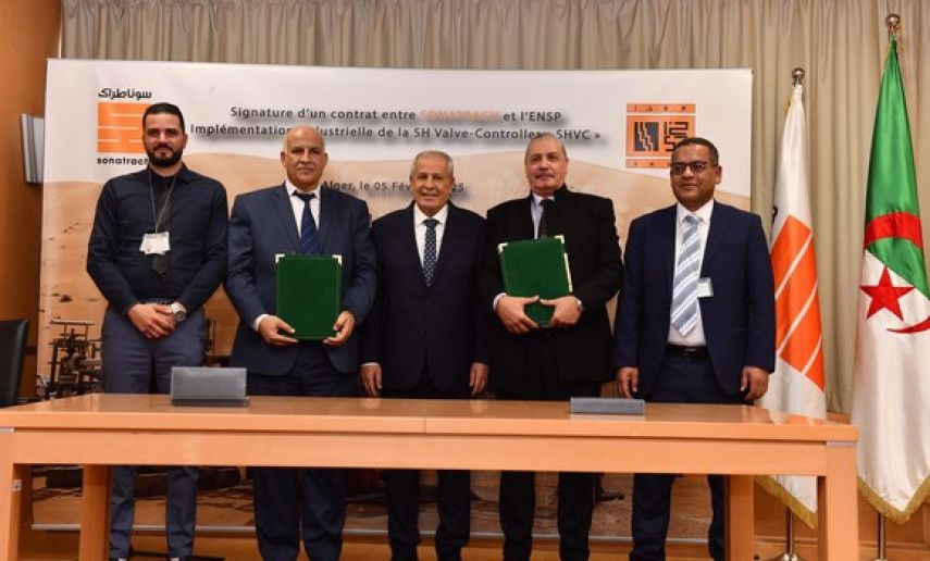 Sonatrach: signature d’un contrat d’industrialisation d'un automate pour l'ajustement d’injection de gaz dans les réservoirs d’hydrocarbures