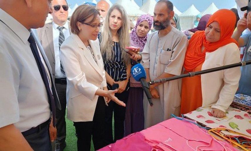 Foire de fournitures scolaires: Krikou en visite aux espaces dédiés à la Famille productrice