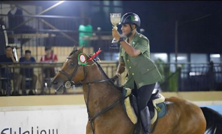 Saut d'obstacles: Le cavalier Brahim Aït Lounis remporte le Championnat d'Algérie