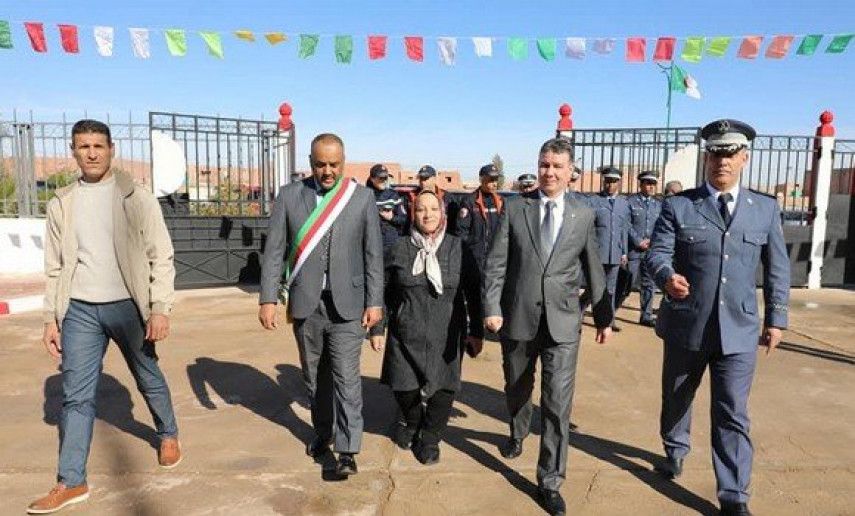 Le Directeur général de la Protection civile en visite de travail et d'inspection dans la wilaya d'El Meghaier