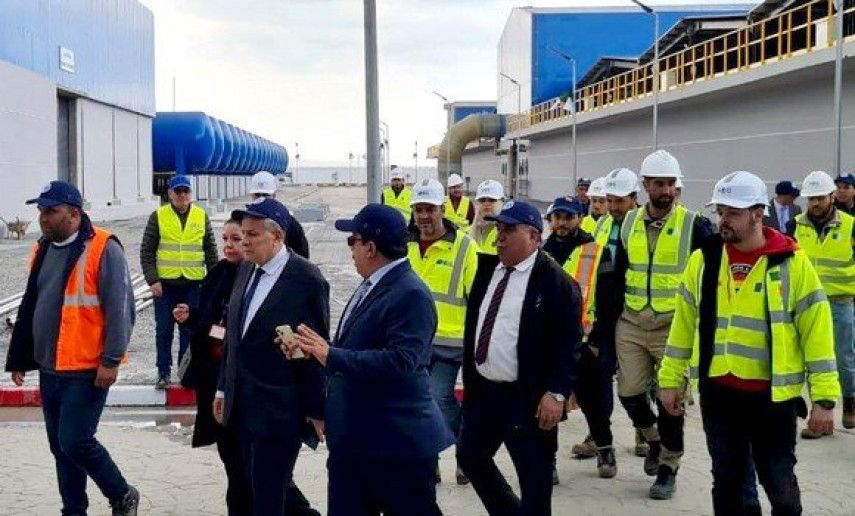 Sonatrach: Hachichi inspecte l’usine de dessalement de l’eau de mer de Cap Djinet à Boumerdès