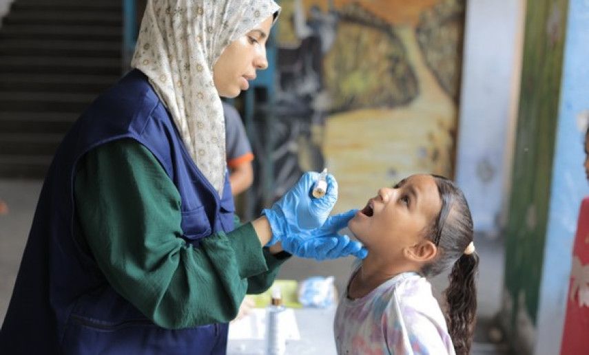 La campagne de vaccination anti-polio se déplace dans le nord de Ghaza