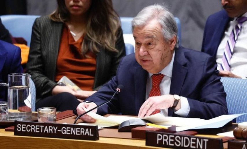 Conseil de sécurité: Guterres remercie l'Algérie pour l'avoir invité à présenter une allocution sur la situation au Moyen-Orient