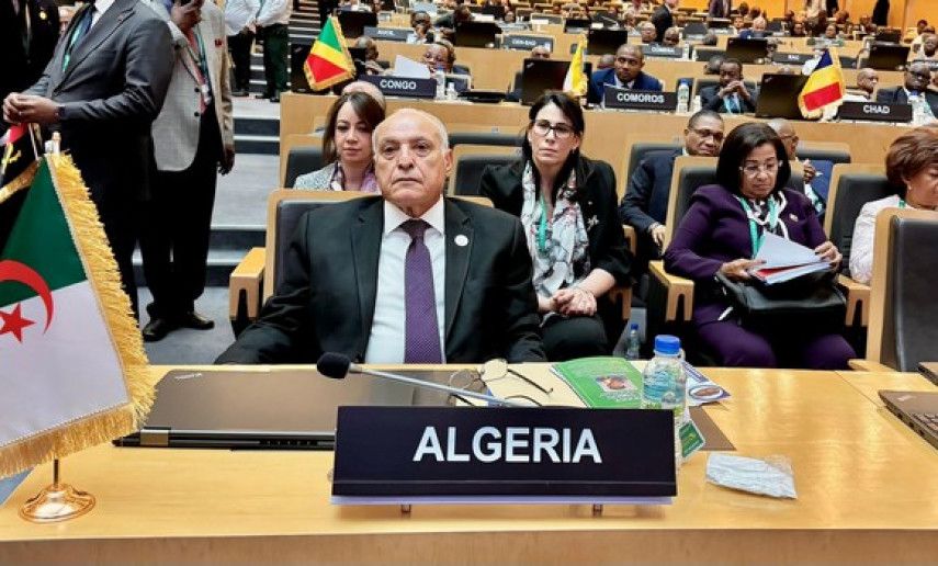 Ouverture de la 46e session ordinaire du Conseil exécutif de l'UA à Addis-Abeba avec la participation de M. Attaf