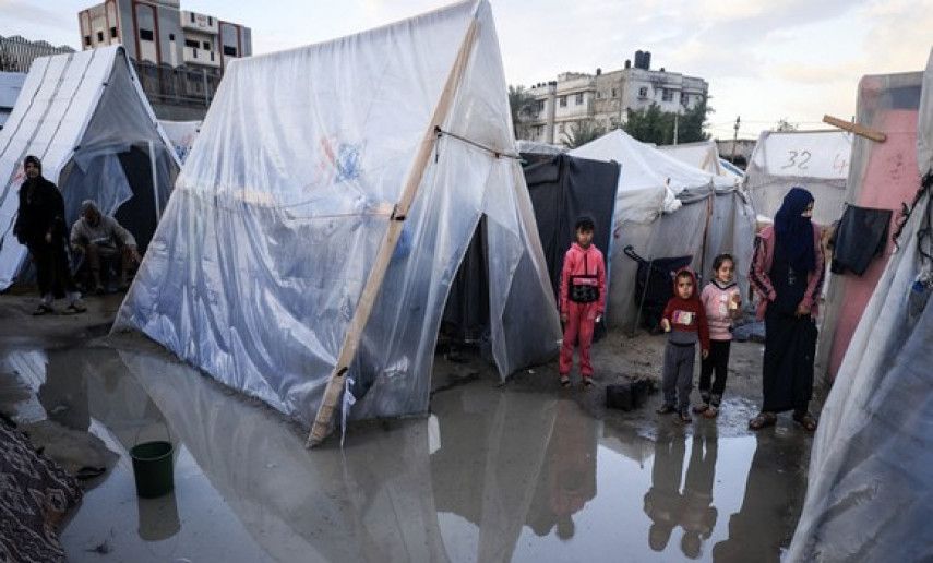 Ghaza: la crise humanitaire aggravée par le retour des pluies et la chute des températures