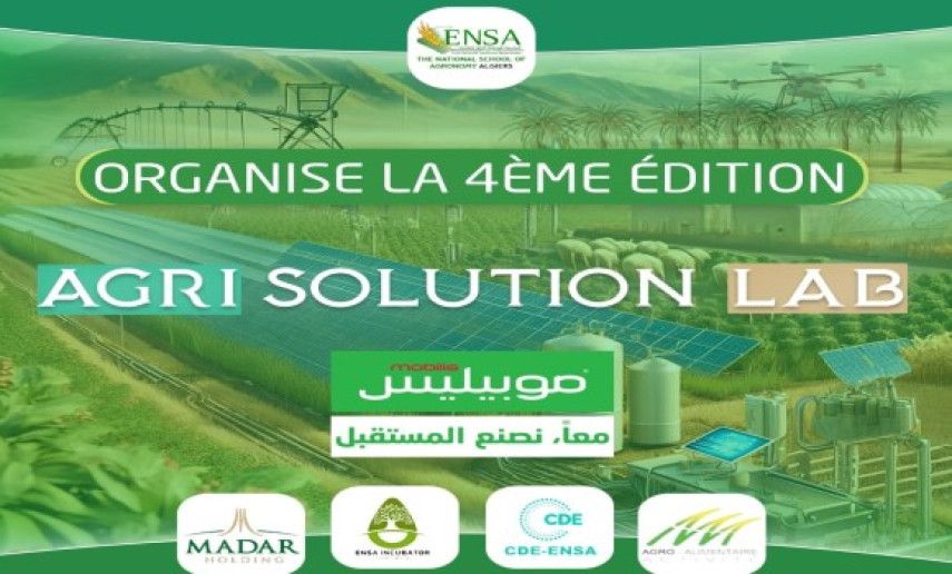 Agriculture: la 4e édition Agri-Solution Lab du 17 au 23 novembre à l'ENSA