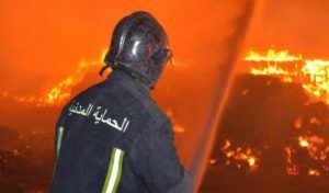 Incendie à La Marsa Corniche : Deux familles évacuées