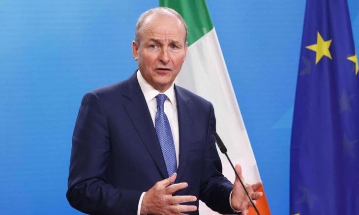 Irish Foreign Minister Michael Martin called on Sunday for “stopping the slaughter of Palestinian civilians in the Gaza Strip.”