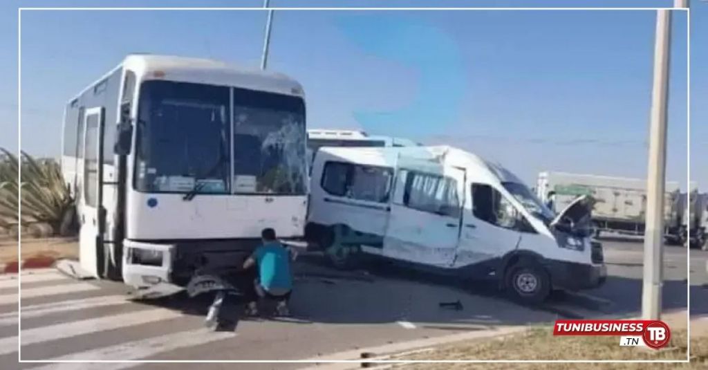 Route régionale Sousse-Monastir 23 blessés dans une collision entre bus