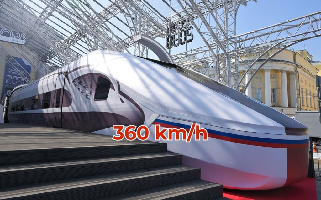 Ce Nouveau Train Russe à 360 km/h Promet de Relier Moscou à Saint-Pétersbourg en Un Temps Record