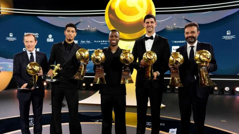 Globe Soccer Awards : Vinicius Junior, meilleur joueur du monde