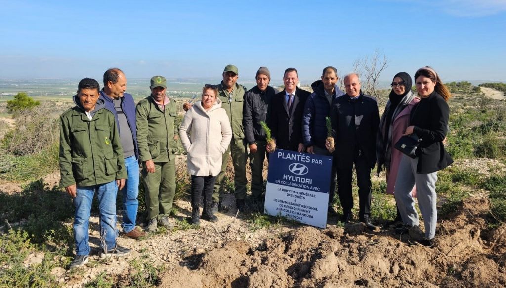 Hyundai Tunisie lance la 2ᵉ édition de son initiative écologique : Un arbre planté pour chaque véhicule vendu en 2024