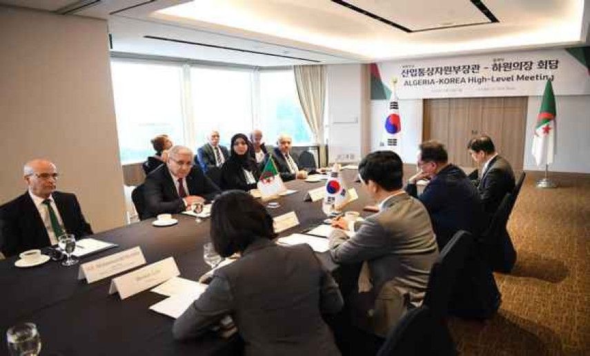 Boughali holds talks with South Korea’s Minister of Trade