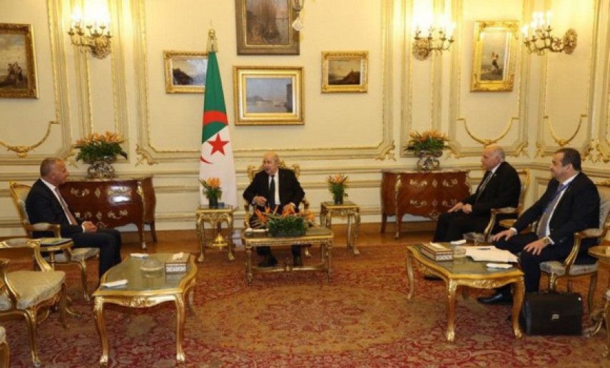 President of the Republic meets, in Cairo, with Egyptian businessman Ahmed Sadek El Sewedy