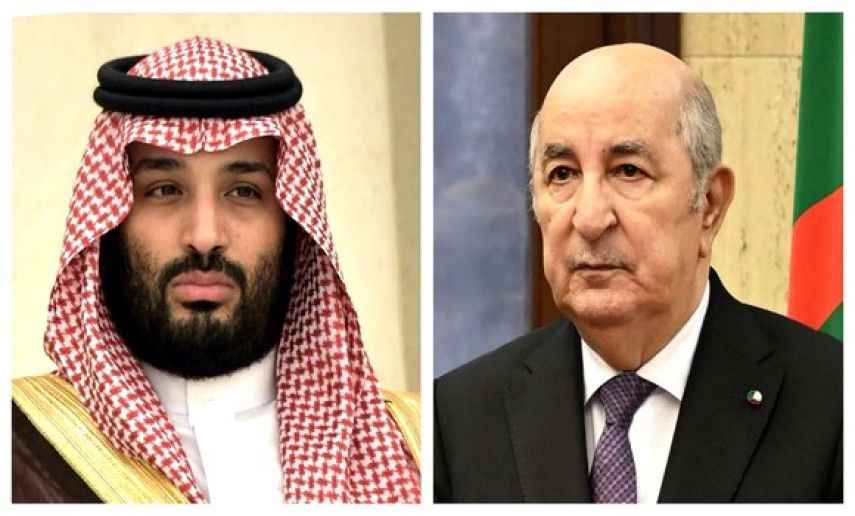 President Tebboune receives good wishes from crown prince of Saudi Arabia