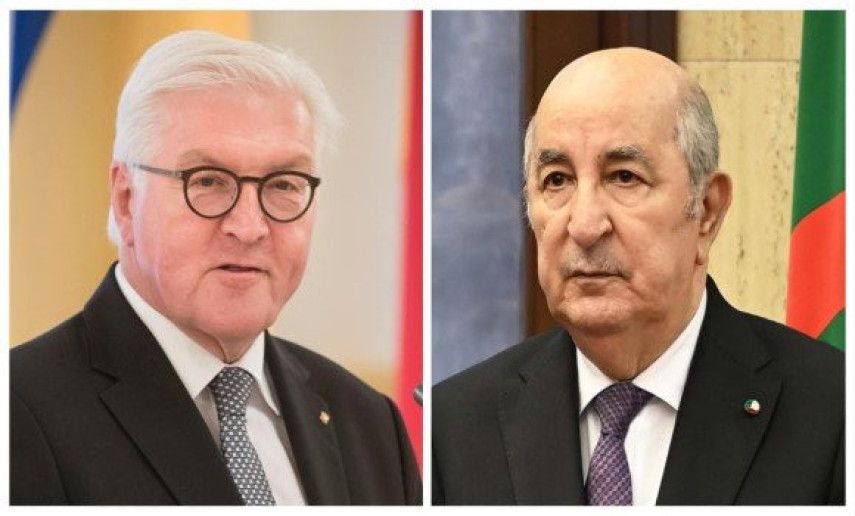 President Tebboune receives well-wishes from German counterpart