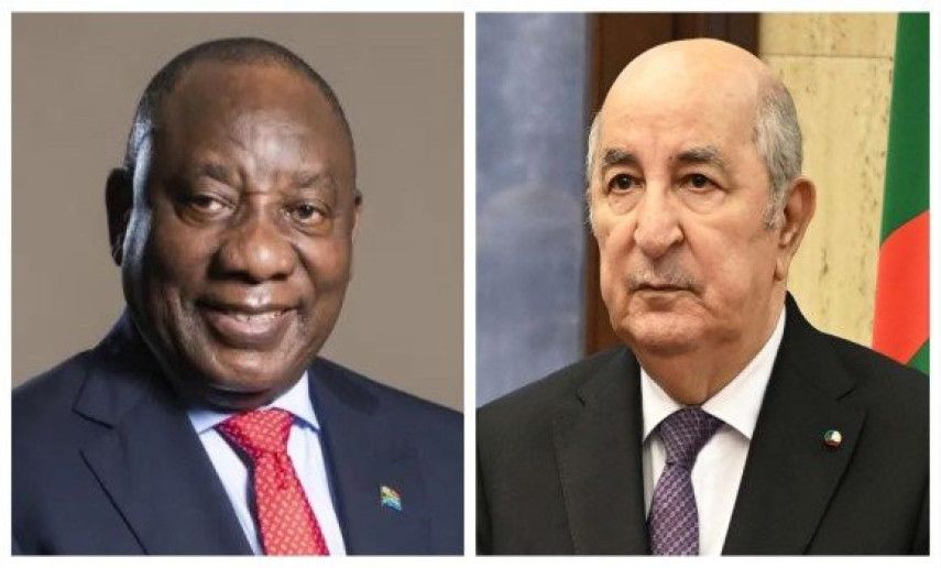 President Tebboune receives good wishes from South African President 