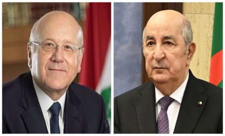 President Tebboune receives good wishes from Lebanese Prime Minister