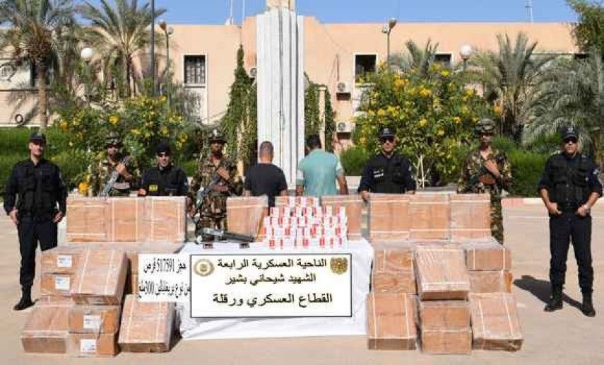 Attempts to introduce over 9 quintals of cannabis resin via borders with Morocco thwarted