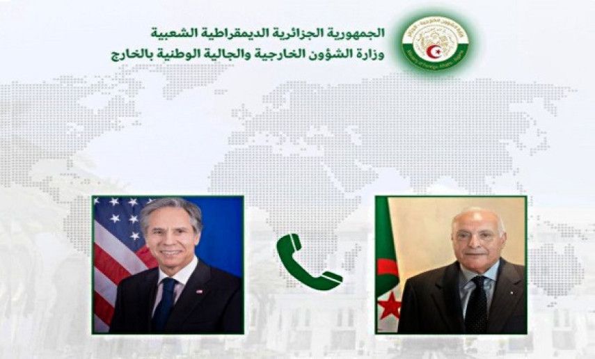 Attaf receives phone call from U.S. Secretary of State