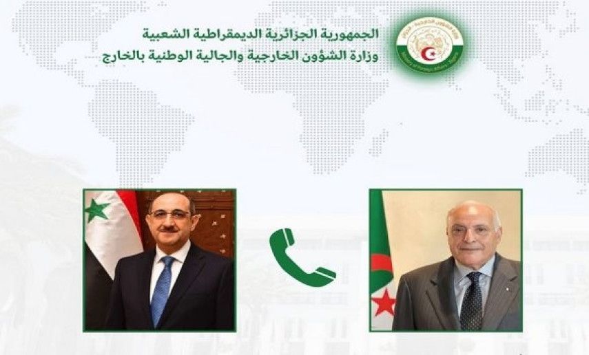 Attaf, Syria’s minister of Foreign Affairs and Expatriates hold phone talks