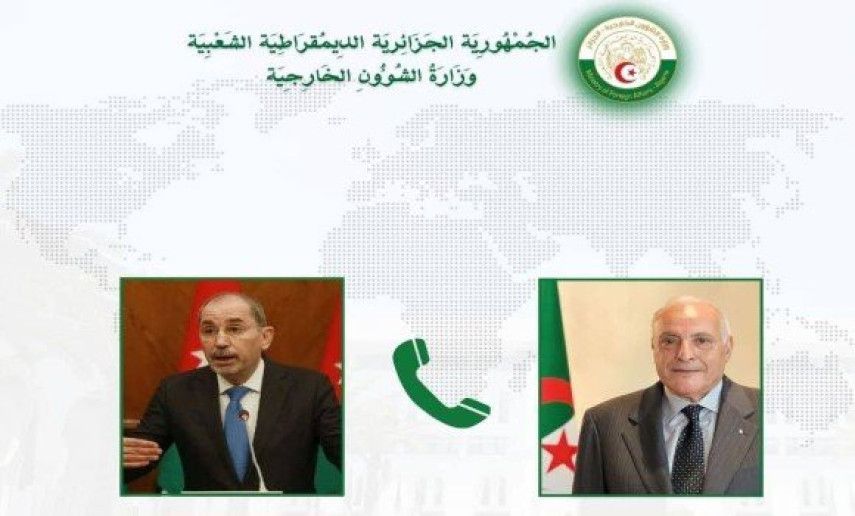 Attaf, Jordanian counterpart hold phone talks