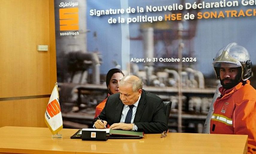 Sonatrach signs new general HSE policy declaration