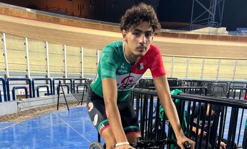 Arab Track Cycling Championships: Algerian Anes Riahi wins silver medal