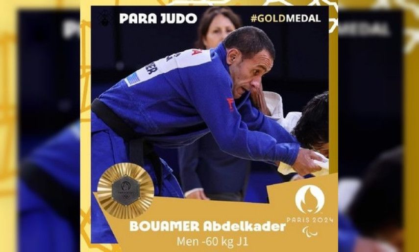 Paralympic Games /Judo: Algerian Abdelkader Bouamer clinches gold