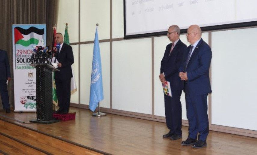 International Day of Solidarity with Palestinian People: Palestinian Ambassador praises Algeria's key role at UN Security Council