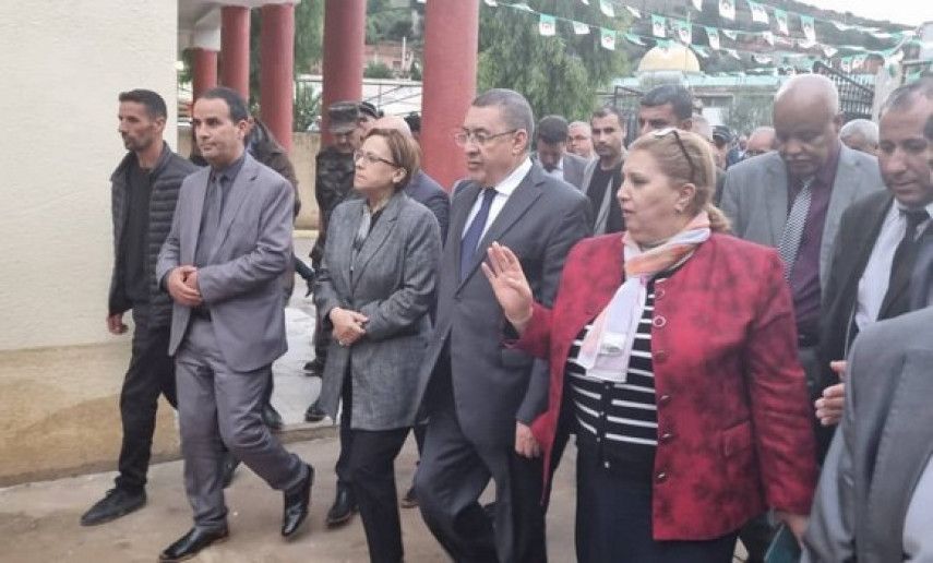 Interior, Solidarity ministers convey President Tebboune's condolences to ‎bad weather victim's family‎