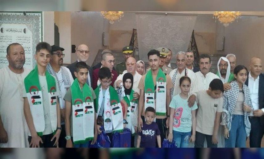 Bordj Bou Arreridj: Rebiga shares joy of Eid al-Adha with Palestinian children evacuated from Gaza