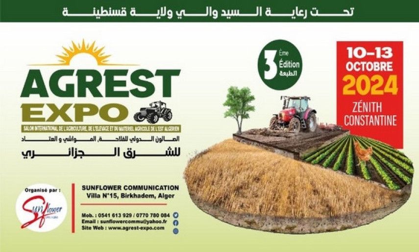 Constantine: 3rd international show Agrest-Expo opens with 120 exhibitors