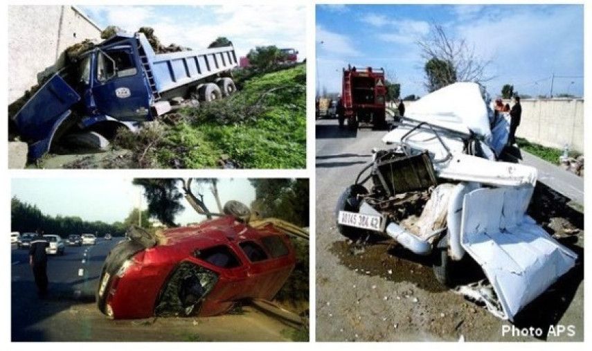 Road accidents: 45 deaths, 1868 injuries in one week