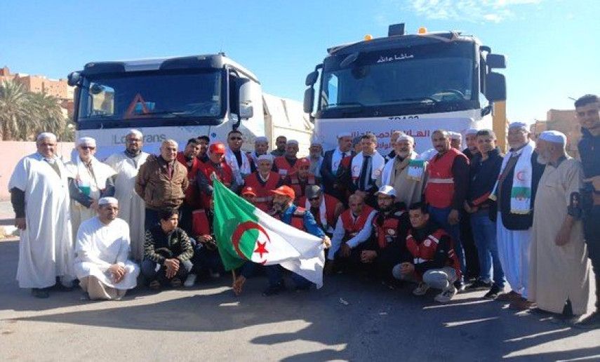 Ghardaia: Launch of humanitarian caravan in solidarity with Gaza’s inhabitants