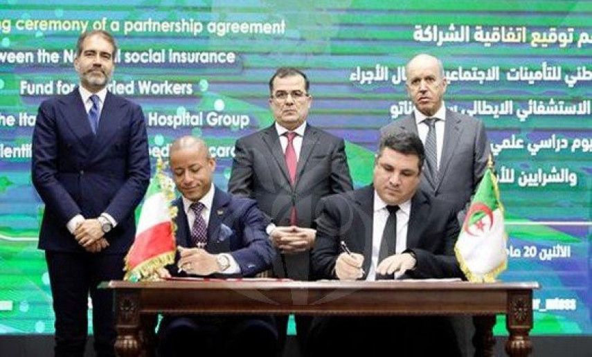 Algeria, Italy sign partnership agreement in medical care