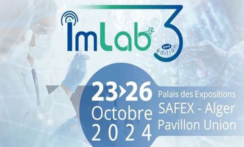 3rd International Show of Laboratory & Medical Imaging from 23 to 26 October in Algiers