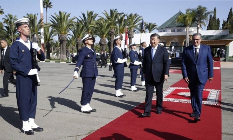 Le Président chinois Xi Jinping quitte le Maroc au terme d’une courte visite au Royaume