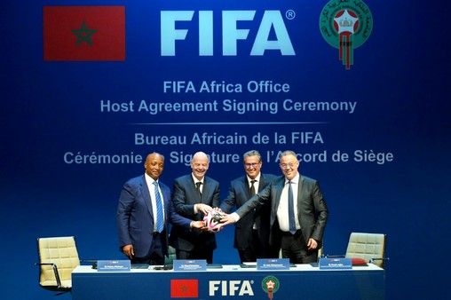 Marrakech | Signature d'un accord de siège du Bureau Afrique de la FIFA au Maroc