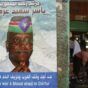 a presidential electoral poster for Yasser Arman, the opposition candidate of the SPLM, at the Arabic market in the old town of Khartoum, , April 4, 2010. ap